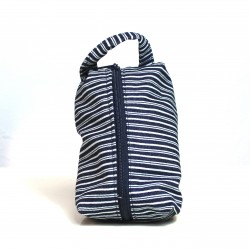 Trousse righe bianche e blu