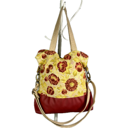 Doppiaspalla fiori rossi